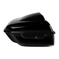 Sac de coffre arrière noir pour moto Grand Tour-Pak avec loquets noirs compatible avec Harley Touring CVO Road Glide Street Glide 2014-2026