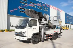 21m 23m 25m 29m 38m 45m ट्रक घुड़सवार हवाई काम मंच के साथ हवाई बाल्टी बिक्री के लिए अच्छी कीमत के साथ