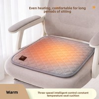 Coussin chauffant électrique USB pour siège de voiture, 3 températures, résistant au froid, pour bureau et voyage