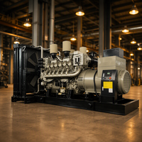 Groupe électrogène diesel Prekiins à châssis ouvert, type mobile, 1300 kW 1625 kVA, démarrage automatique ATS, station d'alimentation moteur pour usine et centre de données