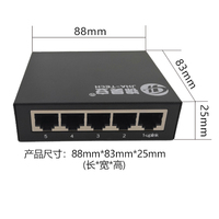Switch Ethernet 5 Port 10/100Base-T(X) untuk Catu Daya dan Koneksi Jaringan