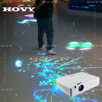 Système de projection holographique 3D HOVY pour restaurant, mur/table, HDMI/3,5 mm, écran LCD, Wi-Fi intégré - Crée une expérience culinaire immersive