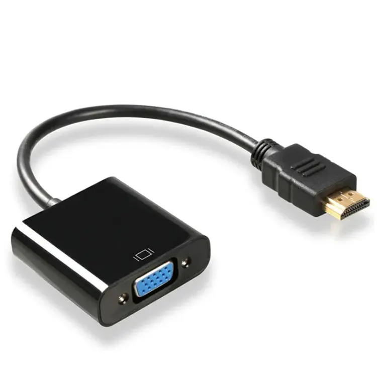PS4 dizüstü Macbook monitör için 1080P HDTV VGA dönüştürücü kablosu HDTV2VGA kablo HDTV VGA adaptörü
