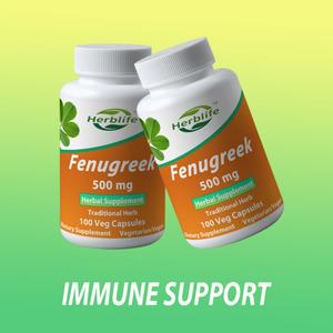 OEM/ODM Fenogreco (Trigonella Foenum-graecum) 500 Mg, Suplemento Herbal, 100 Cápsulas Vegetarianas, Apoyo Inmunológico, Apoyo Digestivo - Product Image 3