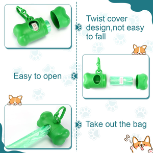 Distributeur de sacs à déjections canines, boîte de rangement pour sacs à déjections, outil de ramassage des excréments pour animaux de compagnie, accessoires pour promener le chien - Product Image 3