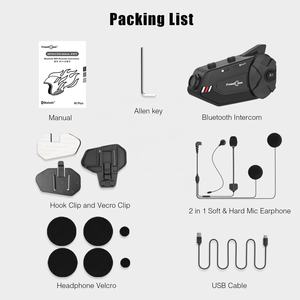 Мотоциклетная связь R1 Plus WiFi с дальностью действия 400 м, водонепроницаемость IP65, аккумулятор 1500 мАч - Product Image 5