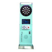 Machine de jeu d'arcade commerciale à monnayeur, jeu de fléchettes électronique sur pied avec écran LED pour bar