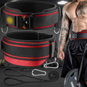 Cinturón Profesional para Levantamiento de Pesas para Entrenamiento en Gimnasio, de Caucho Natural y PVC, Impermeable y Resistente al Viento, Unisex, por BURAQ MMA SPORTS - Product Image 3