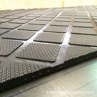 Tapis de protection en caoutchouc pour l'installation de grilles et de béton, pour les stalles, les remorques, les ponts