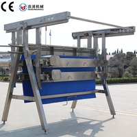 Machines de défécation verticale adaptées à la défécation des poulets, des canards et des oies dans les abattoirs avicoles.