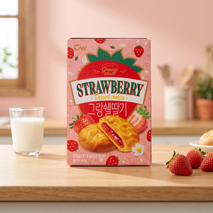 Cheongwoo Grandshell Strawberry <b>Biscuits</b> - Product Image 2