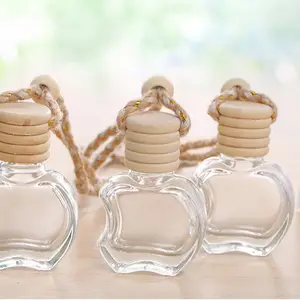 1pc Cartoon Cute Car Aromatherapy Bottle Pendant - Empty Clear Essential  Oil Diffuser - Refillable Hanging Diffuser Bottle 10ml, Air Fresher  Ornament Vials For Car