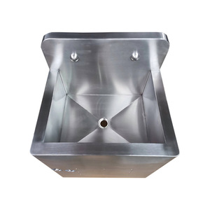 Évier simple en acier inoxydable 304 Changwang à double trou pour hôpital, école, salle blanche - Product Image 4