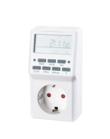 Enchufe Temporizador Digital Schuko EU 16A 230V, Interruptor Temporizador Programable Semanal de 7 Días con Protector Infantil, Pantalla LCD Grande BNE-50/G87
