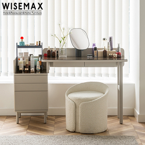 MUEBLES WISEMAX, venta al por mayor, muebles para el hogar, tela de tapicería otomana, sala de estar, pequeño <span class=keywords><strong>taburete</strong></span> redondo <span class=keywords><strong>con</strong></span> <span class=keywords><strong>respaldo</strong></span> <span class=keywords><strong>bajo</strong></span> para Villa - Product Image 3