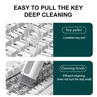 7 en 1 écouteurs pour ordinateur portable multifonctions stylo de nettoyage Portable Keycap extracteur téléphone Kit de nettoyage Kit de nettoyage d'ordinateur