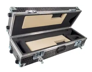 Customized Multifunctional Aluminum Alloy Flight Trolley Case Portable Tool Box Storage Briefcase