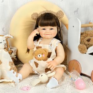 Poupées Reborn Lifereborn de 22 pouces (55 cm), poupées en vinyle et silicone pour tout-petits, poupées Reborn pour bébés, Beb Reborn pour cadeaux - Product Image 3