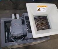 Déchiqueteur de papier industriel à arbre unique, personnalisé OEM/ODM, à haut taux de recyclage, avec pompe à roulement, moteur 1,5 kW et boîte de vitesses