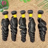 Paquetes de Cabello Humano Ondulado Suelto de Grado 12A, Proveedor de Cabello al por Mayor, Alta Calidad, 100% Natural, Virgen, Doblemente Estirado