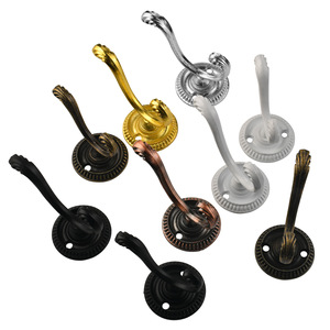 Antique Style Wall Hooks Zinc Alloy Round Durable For Clothing Behind Doors On Walls - Product Image 5