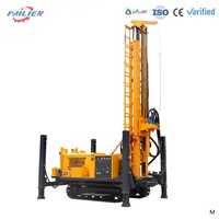 Foreuse rotative et pneumatique DTH sur chenilles Pailien 200m/300m portable pour puits profonds avec moteur diesel à vendre