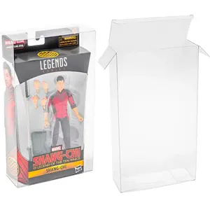 Sarung figur aksi pelindung UV kotak pelindung tampilan figur aksi untuk Marvel legends Series 6 in kotak mainan action figure