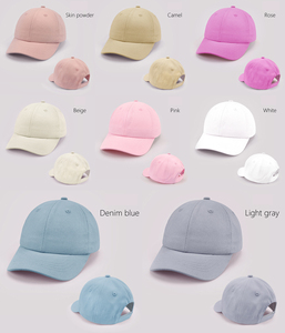 Tùy Chỉnh Bé Mũ Bóng Chày Thể Thao Ngoài Trời Giản Dị 6 Bảng Điều Chỉnh Không Cấu Trúc Bông Mềm Có Thể Điều Chỉnh Toddler Bóng Chày Hat - Product Image 2