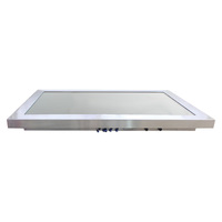 43 pouces en acier inoxydable lunette tout en un ordinateur win10 os écran tactile tablette pc IP67 imperméable entièrement scellé panneau pc