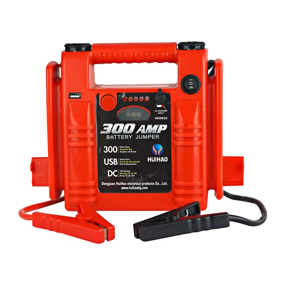 Kit de emergência de carro, 12v 10000mah 600a bateria de chumbo-ácido iniciante de pular carro banco de energia