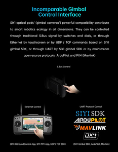Mini Cápsula Óptica ZT6 con Sensores Térmicos Duales 540 °   Cámara con Gimbal y Zoom Digital 4K 8MP Field View para Drones UAV, UGV y USV - Product Image 6