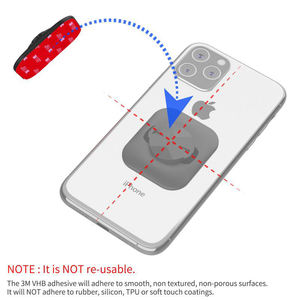 สติกเกอร์ติดโทรศัพท์รถจักรยานขายร้อนอะแดปเตอร์ติดสติ๊กเกอร์โทรศัพท์ตัวยึดจีพีเอสสำหรับคอมพิวเตอร์จักรยานขอบ Garmin - Product Image 2