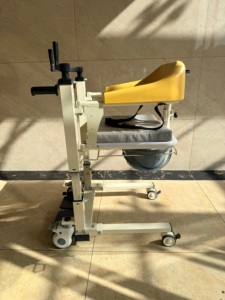 Chaise de transfert médical manuelle avec siège ergonomique pour personnes âgées, handicapées, <span class=keywords><strong>soins</strong></span> <span class=keywords><strong>infirmiers</strong></span> et assistance à domicile - Product Image 3