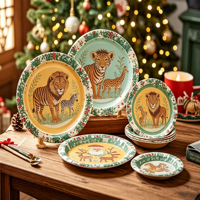 Assiettes en papier jetables de qualité alimentaire pour aliments, biscuits, salades, artisanat et sucre