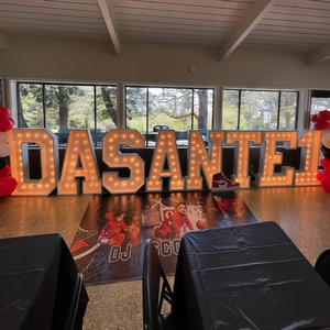 Chất lượng tốt nhất <span class=keywords><strong>LED</strong></span> xếp chồng Neon 'kết hôn với tôi' 3ft 4ft hai hàng lớn ánh sáng marquee chữ cho đám cưới nền treo - Product Image 6