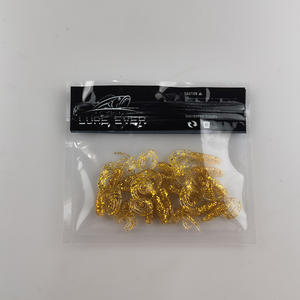 Leurre souple de pêche à queue fendue MINI Grub de 4cm et 0.7g, 20 pièces/sac - Product Image 3