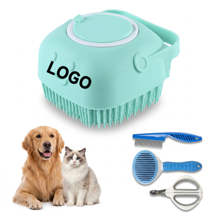 Kit de Aseo <span class=keywords><strong>para</strong></span> Mascotas con Peine <span class=keywords><strong>para</strong></span> Eliminar Pelo Suelto, Removedor de Pulgas, <span class=keywords><strong>Cortauñas</strong></span> y Cepillo de Baño y Masaje <span class=keywords><strong>para</strong></span> <span class=keywords><strong>Perros</strong></span> y Gatos, Uso Doméstico - Product Image 1