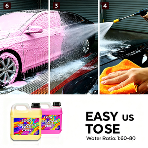 2024 Nieuw Product Gekleurde Schuim Autowas Shampoo Zeep Schuim Was Shampoo Super Concentraat 1:600 Super Sterke Ontsmetting - Product Image 4