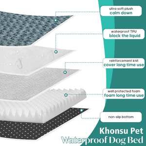Large Kennel Dog Removable Washable Pet Mat Waterproof Urine-proof Non-slip Warm Cloth Animal Solid Litter Mat <b>Pads</b> - Product Image 4