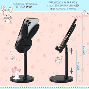 Nuevo Soporte Plegable para Teléfono Celular con Diseño de Conejo de Dibujos Animados, Soporte de Escritorio para Teléfono Móvil - Product Image 5