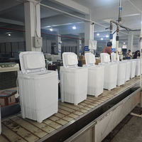 Used Top Loading Semi-Automatic Electric Washer 9KG Plastic Housing Single Tub Class A+ Energy Efficient English All-In-One