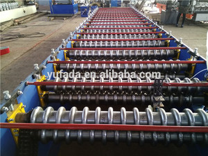 Mini ondulé rouleau formant la machine à cintrer les tôles 990 toit faisant à vendre avec certificat CE BV - Product Image 6