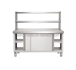 De nieuwe commerciële keukenconsole met opbergkasten is geschikt voor een gewicht van 500 kg. - Product Image 2