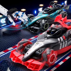 Voiture de course RC WGNRC Y2 F1 à quatre roues motrices pour cascades et drifts, jouets de voiture de course télécommandée double, voiture de drift à détection gestuelle - Product Image 2