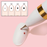Nouveau stylo à points 4 en 1 pour nail art, stylo à peinture diamant pour ongles, outil de manucure