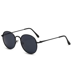 LBASHADES 8030 Gold Metal Frame Sunglasses Retro Hip Hop Punk Style <strong>Korean</strong> Tide Personality <strong>Glasses</strong> for Men and Women - Product Image 3