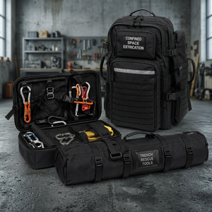 Ruggedized Heavy Duty 1000D Cordura Nylon Technical Rescue <b>Kit</b> <b>Bag</b> Confined Space Extrication Pack Trench Rescue <b>Tool</b> Case - Product Image 3