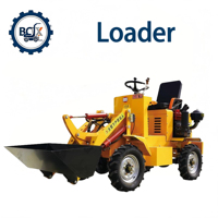 Mini-Kompaktlader, Kompakter Radlader, Kleiner Baulader Made in China für Landwirtschaft und Gartenarbeit