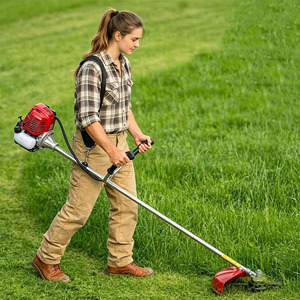 Wholesale Instock Portable Backpack Grass Trimmer Line Industrial Brush <b>Cutter</b> 4-Stroke Gasoline Grass <b>Cutter</b> Machine Powerful - Product Image 5