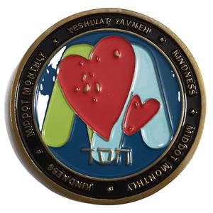 Barre ronde en laiton à revêtement mince estampillage personnalisé Pièce de coopération Jetons ronds à graver - Product Image 2